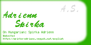 adrienn spirka business card